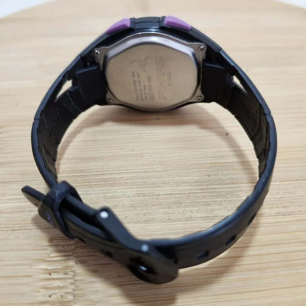 Casio PHYS 2575 STR-300‎ Quartz Digital Ladies Watch 60 Lap WR 5 Bar
